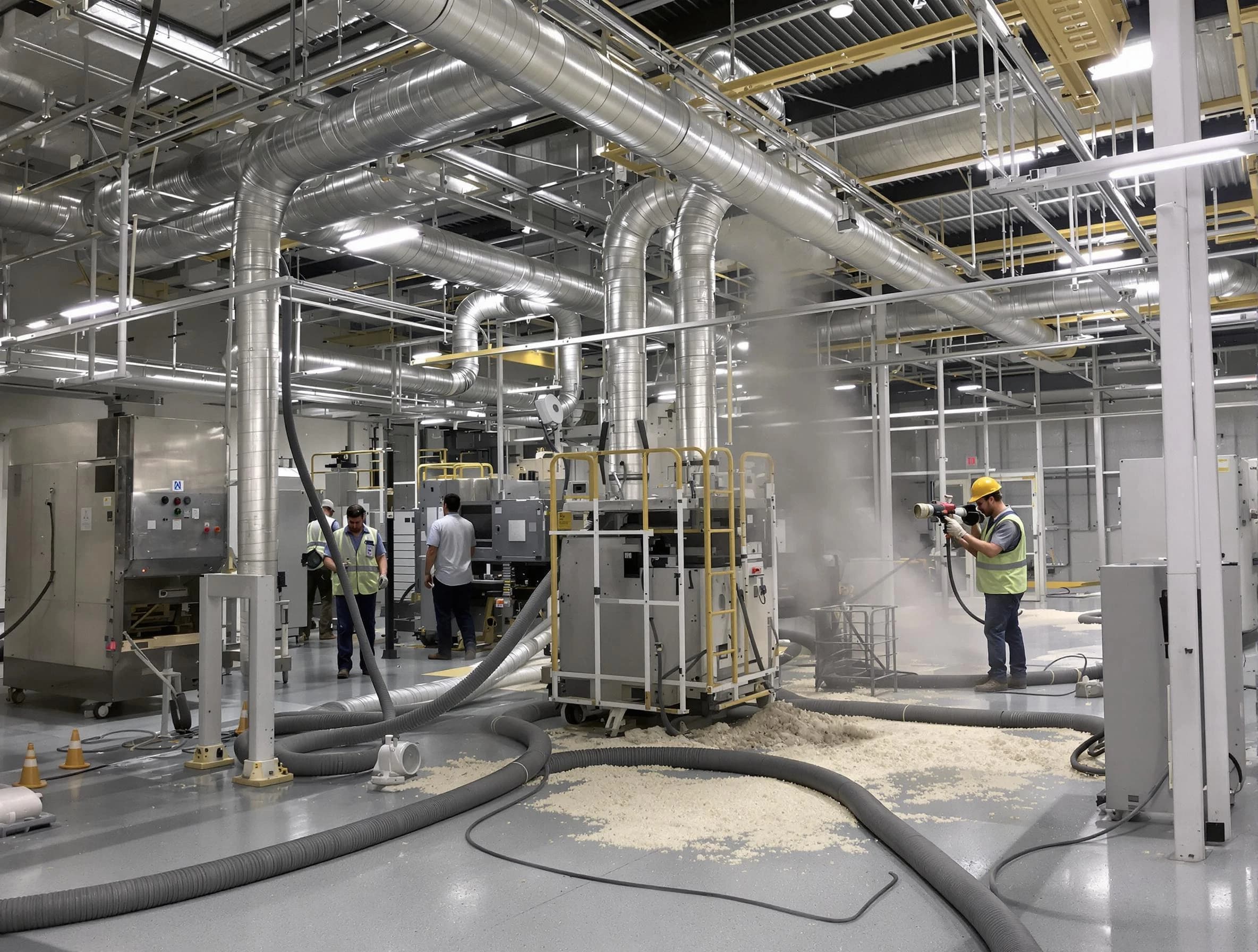 Heavy-duty industrial duct cleaning by Austell Air Duct Cleaning in Austell