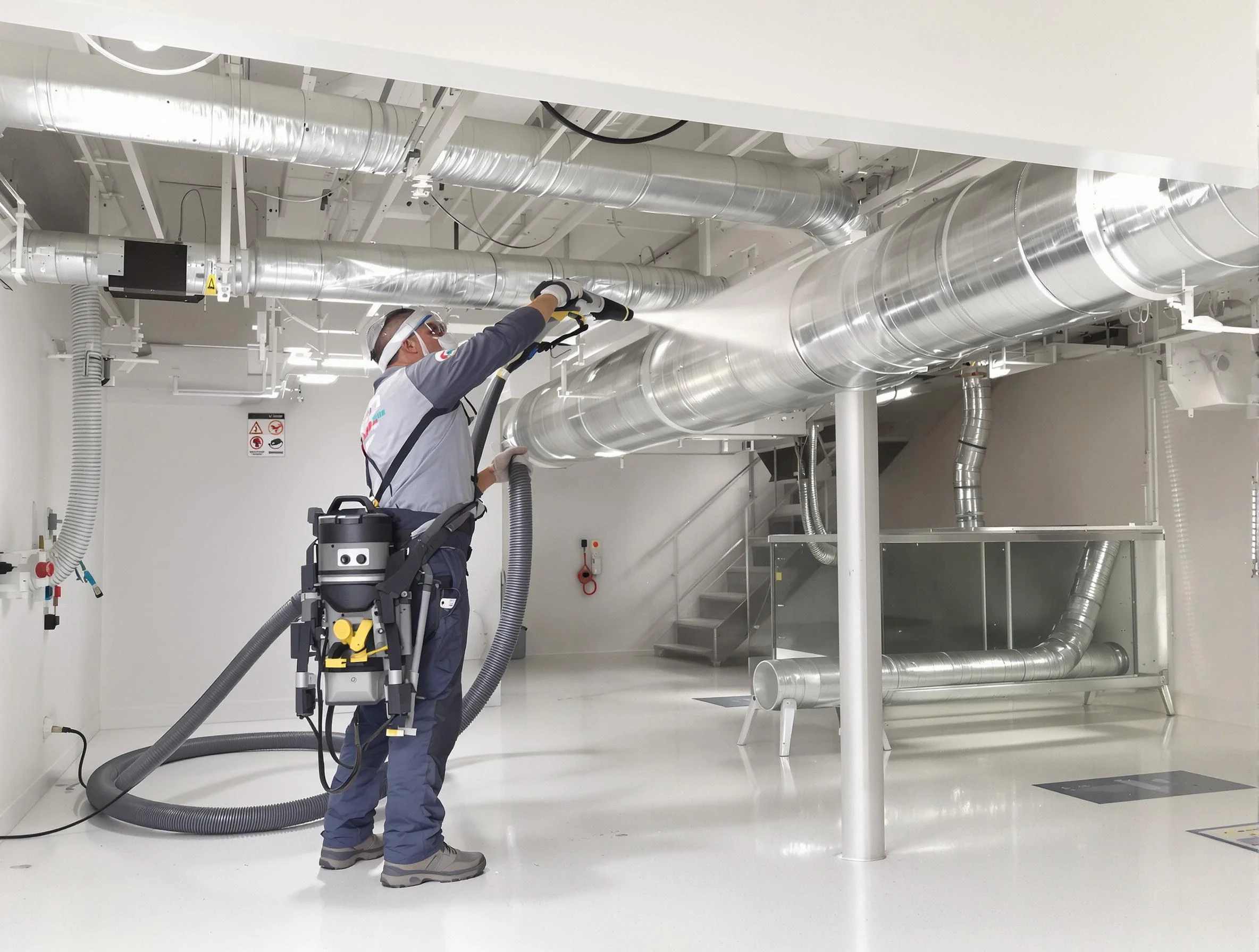 Professional central duct cleaning by Austell Air Duct Cleaning in Austell