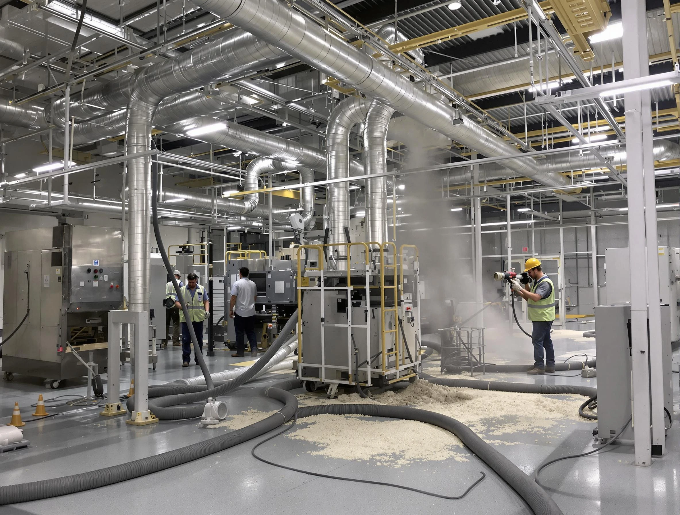 Heavy-duty industrial duct cleaning by Austell Air Duct Cleaning in Austell