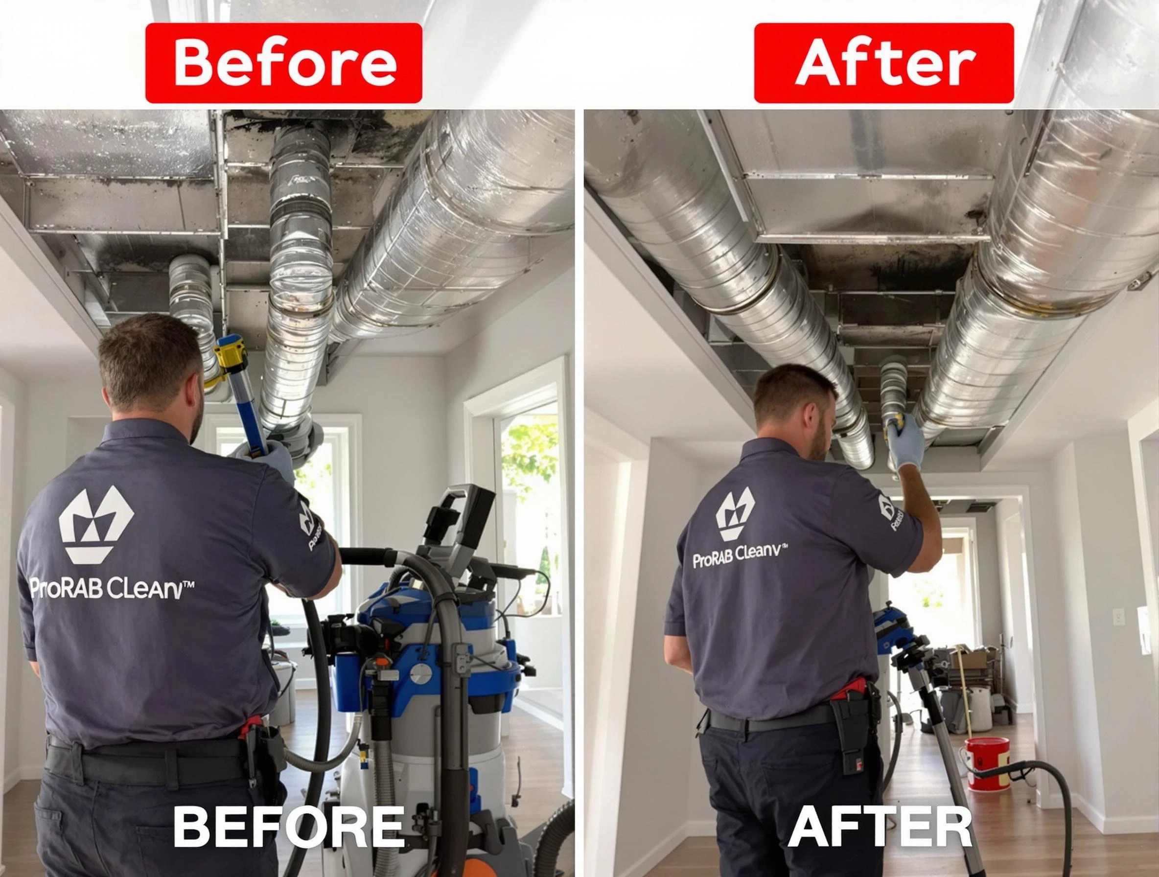 Austell Air Duct Cleaning expert performing thorough residential duct cleaning in a Austell home